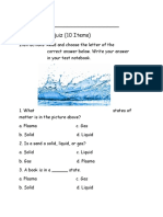 Science 3 Assessment