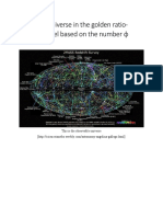 The Universe in The Golden Ratio