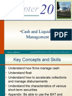 Chapter - 20 Cash and Liquidity Management