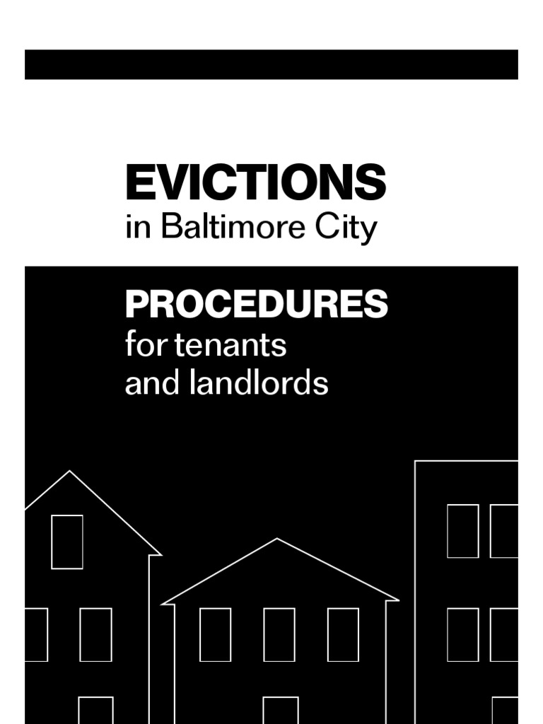 Update Eviction Procedures For Baltimore City and Eviction Letter PDF