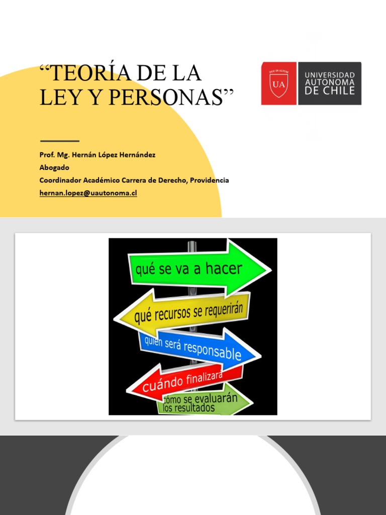 Clase 1. Teoría de La Ley y Las Personas 2 | PDF | Derecho Civil ...