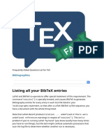 Listing All Your BibTeX Entries - The TeX FAQ