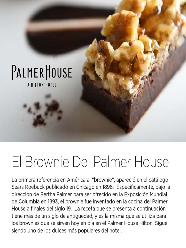 PH BrownieRecipeCard Spanish WEB PDF Brownie de chocolate Alimentos