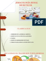 Farmacología renal: clasificación y mecanismos de los diuréticos