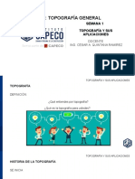 Semana 01 - Topografía y Aplicaciones