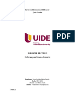 Informe Técnico - Software Sistema Bancario - Diego Quelal - Matias Garrido