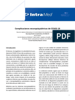 Complicaciones neuropsiquiátricas COVID-19