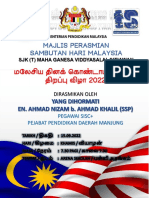 Buku Program Hari Malaysia 2022