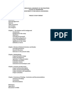 Project Study Format