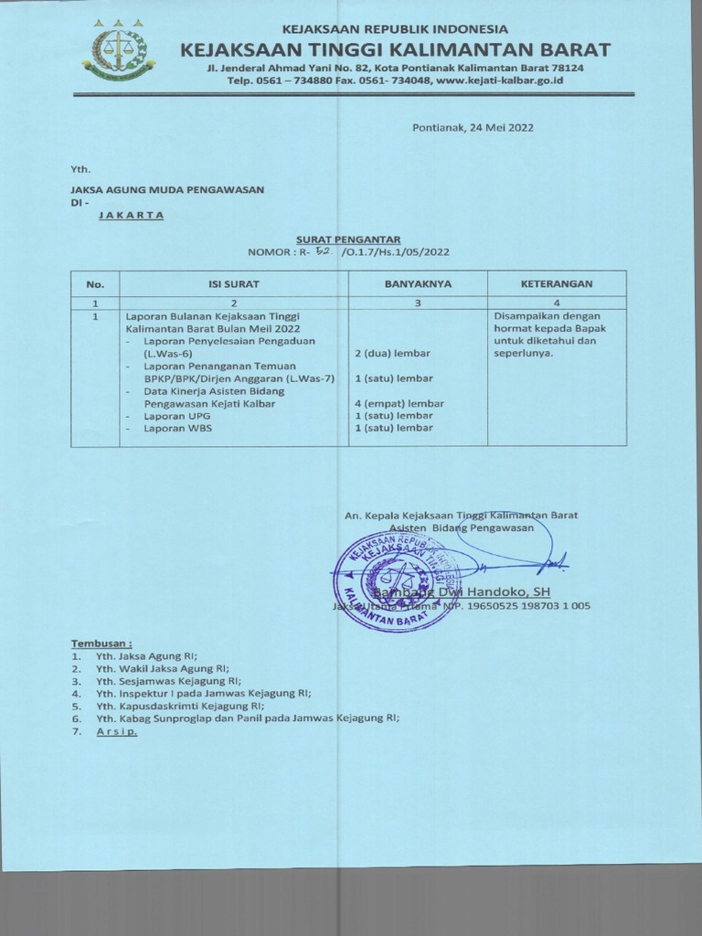 Lapbul Bid Was Bulan Mei 2022 | PDF