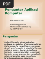 Download Materi 1 - Pengantar Aplikasi Komputer by Euis Marlina SN5999899 doc pdf