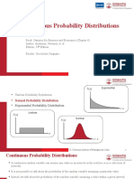 Lecture 3 - Normal Probability Distributions