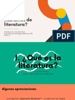 LIT135 - Sem1.CL1. ¿De Qué Hablamos Cuando Hablamos de Literatura