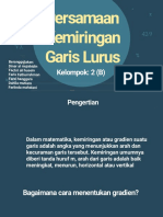 Persamaan Garis Lurus Part 1