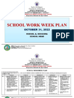 School Work Week Plan