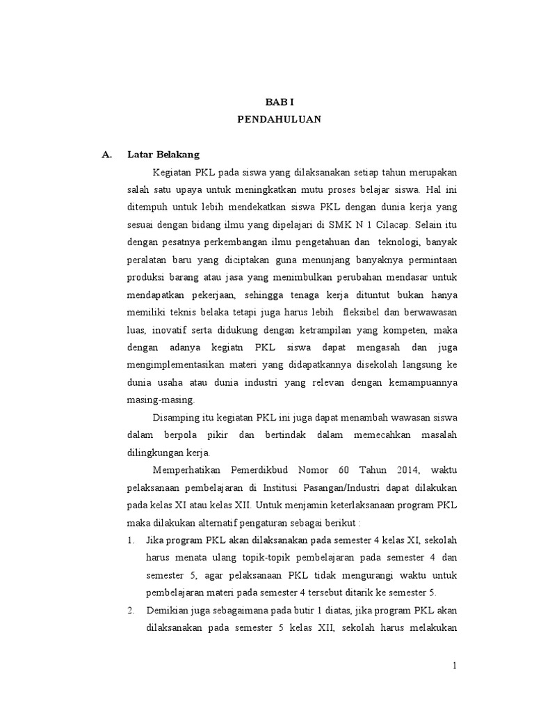 Isi Laporan PKL | PDF