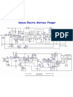 Plano de Pedal Electric Mistress Flanger