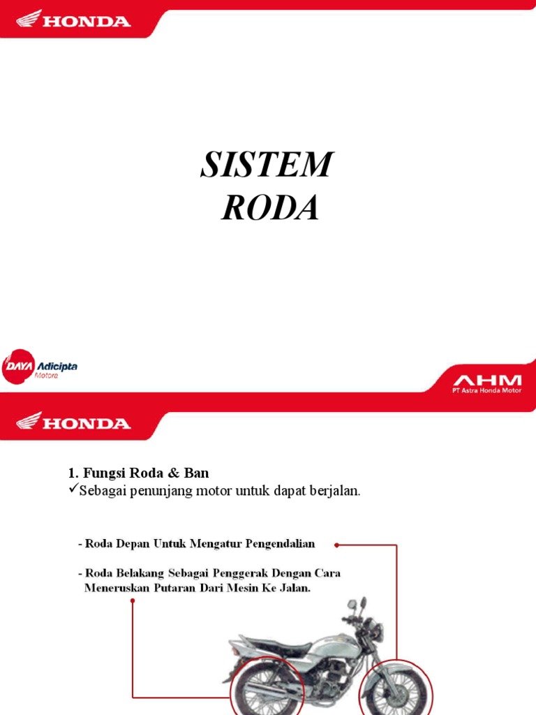 Sistem Roda | PDF