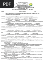 1st Summative Test in Cesc