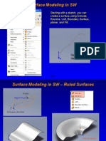 Surface Modeling NX&SW