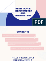 Resistance Thermometers and Thermistors: Measuring Temperature