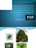 Pembuatan Pupuk Dan Pestisida Organik Sederhana Dari Limbah Pohon Bintaro Untuk Mensukseskan Program Kota Sejuta Bunga Di Magelang