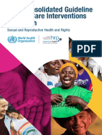 WHO Consolidated Guideline On Self-Care Interventions For Health