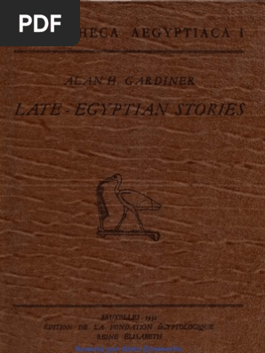 Gardiner Late-Egyptian Stories