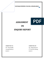 AA Enquiary Report