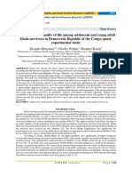 Determinants of Quality of Life Among Adolescent and Young Adult Ebola Survivors in Democratic Republic of The Congo, Quasiexperimental Study