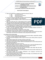 NCS Unit 4 - LAN Technology