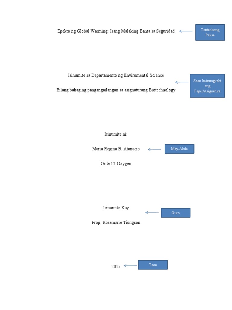 Halimbawa NG Konseptong Papel | PDF