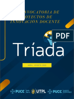 Convocatoria CANVA Tríada