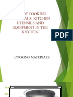 Cooking Materials