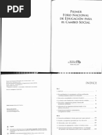 Foro Nac de La Educacion Por El Cambio Social, Cap 12 | PDF