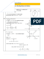 Curve Sketching Homework Solutions