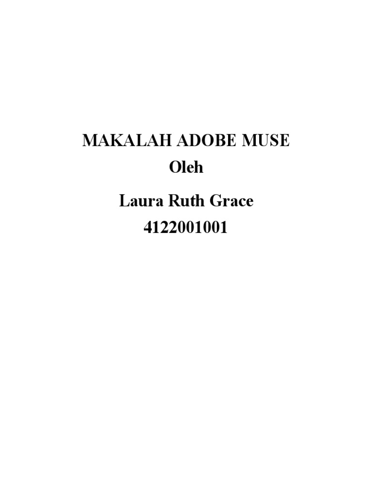 Laura Ruth Grace - Makalah Adobe | PDF | Seni