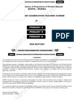 Primary 4-5-6 Sample Napps Scheme