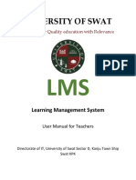 Teachers-MANUAL-University-LMS System
