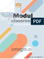 Modul Informatika X - Google Classroom