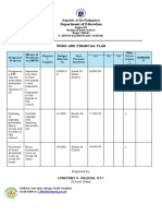 Work and Financial Plan for P. Septin Elementary School