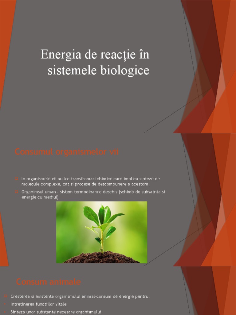 Energia de Reacție În Sistemele Biologice | PDF