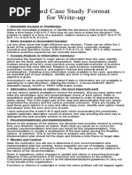 Harvard Case Study Write-up Guide | PDF | Case Study | Information