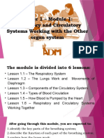 9 - Quarter 1 - Module 1 - Circulatory and Respiratory System