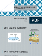 Water Balance and Water Budget