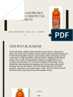 Proses Pembuatan Teh Pucuk Harum