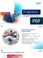 SISI IT Operation Shared Services 2022