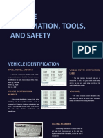 Service Information, Tools, and Safety