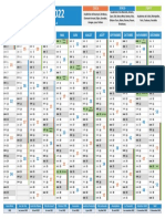 Calendrier 2022 Avec Semaines Vacances Jours Feries