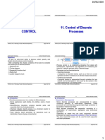 Ch.11 Control of Discrete Processes